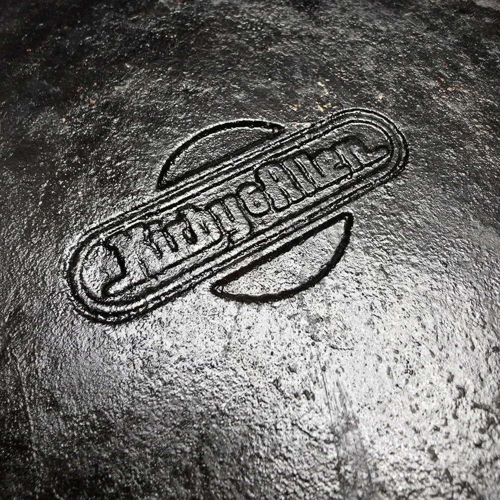 Kirby & Allen Cast Iron Chicken Fryer - #10 Deep Skillet - W/Matching Lid